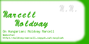 marcell moldvay business card